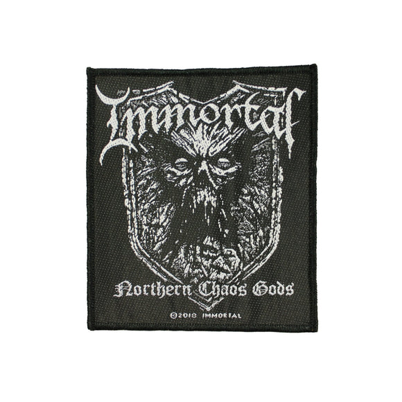 Immortal Northern Chaos Gods Patch Album Black Metal Band Woven Sew On Applique