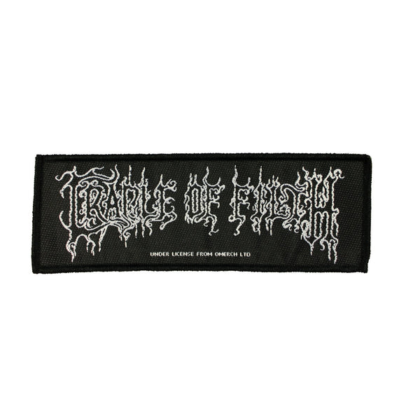 Cradle Of Filth Band Logo Patch English Extreme Metal Woven Sew On Applique