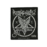 Rotting Christ Black Metal 1989 Patch Band Gothic Greek Woven Sew On Applique