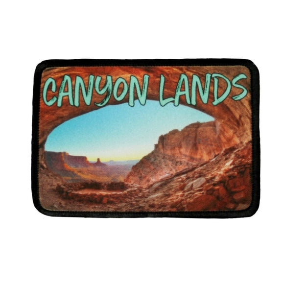 Canyonlands National Park Patch Utah Travel Dye Sublimation Iron On Applique