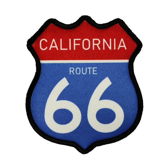 Route 66 California Road Sign Patch Travel Dye Sublimation Iron On Applique