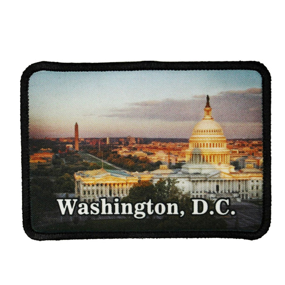 Washington DC Capital Patch America Travel Dye Sublimation Iron On Applique