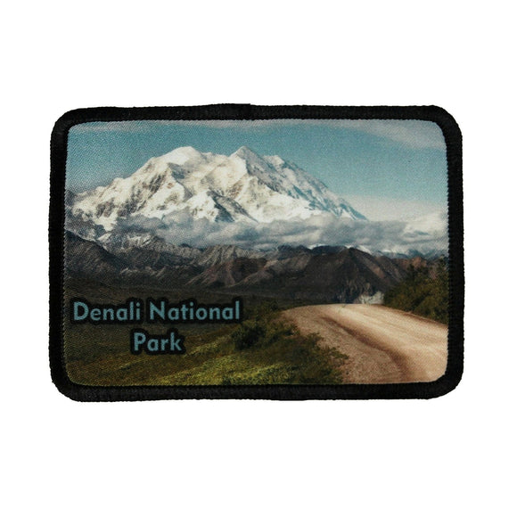 Denali National Park Patch Travel Mountain Dye Sublimation Iron On Applique