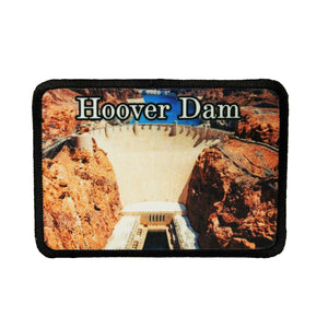 Hoover Dam Patch National Landmark Travel Lake Dye Sublimation Iron On Applique