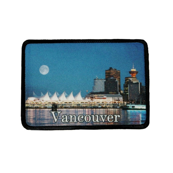 Vancouver Canada Patch British Columbia Travel Dye Sublimation Iron On Applique