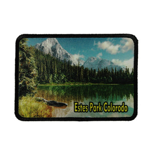 Estes Park Colorado Patch Travel Mountain Dye Sublimation Iron On Applique