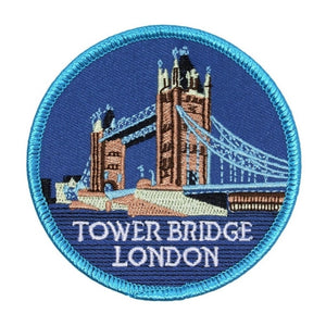 Tower Bridge London England Patch Travel Badge UK Embroidered Iron On Applique