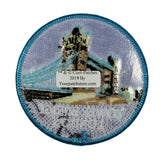 Tower Bridge London England Patch Travel Badge UK Embroidered Iron On Applique