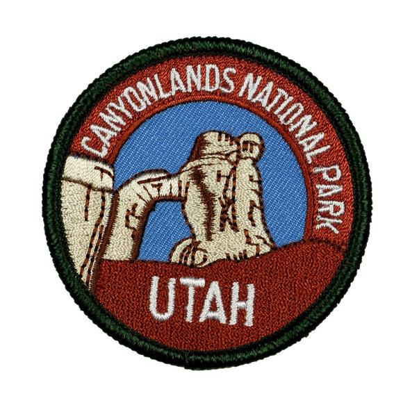 Canyonlands National Park Utah Patch Travel Badge Embroidered Iron On Applique