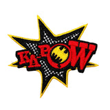 Classic Batman Comic Effect Ka Pow Retro Patch DC Superhero Iron On Applique