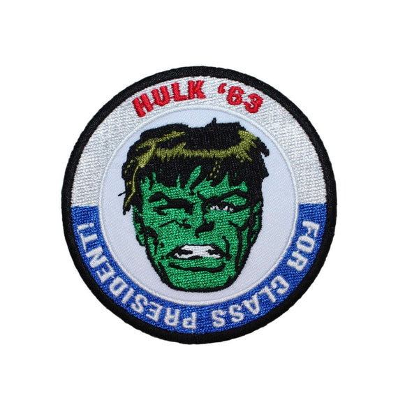 Retro Hulk For Class President 1963 Marvel Comics Debut Iron On Applique Patch