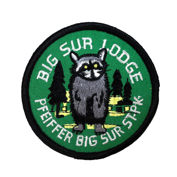 Pfeiffer Big Sur Lodge Patch State Park Travel Camp Embroidered Iron On Applique