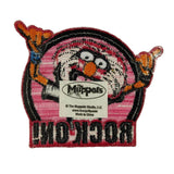 The Muppets Animal Rock On Patch Drummer Band Wild Embroidered Iron On Applique