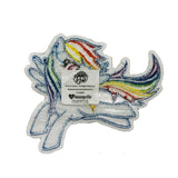 My Little Pony MLP Rainbow Dash Patch Pegasus G4 Embroidered Iron On Applique