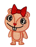 Happy Tree Friends Giggles Patch G4 Cartoon Chipmunk Embroidered IronOn Applique