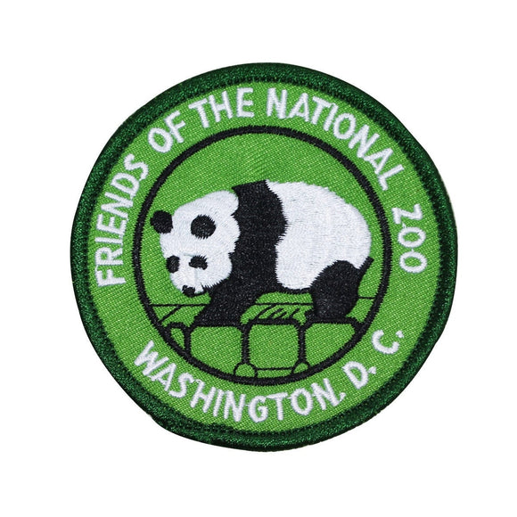 Friends of the National Zoo Patch Washington Panda Embroidered Iron On Applique