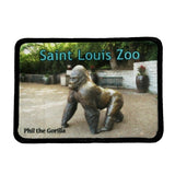 Phil The Gorilla Saint Louis Zoo Patch Missouri Dye Sublimation Iron On Applique