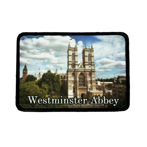 Westminster Abbey London Patch Church UK Travel Dye Sublimation Iron On Applique