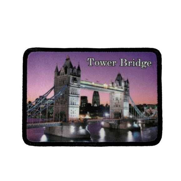 Tower Bridge London Patch UK Landmark Travel Dye Sublimation Iron On Applique