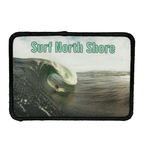 Surf North Shore Patch Oahu Hawaii Travel Dye Sublimation Iron On Applique