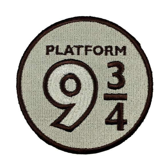 Harry Potter Platform 9 3/4 Patch Train Station Embroidered Iron On Applique