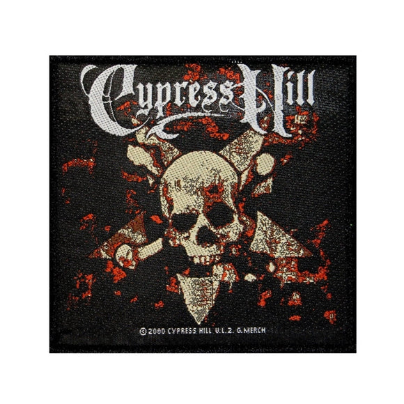 Cypress Hill Skull & Crossbones Patch Band Art Hip Hop Music Sew On Applique
