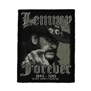 Motorhead Lemmy Kilmister Forever Patch Badge Heavy Metal Woven Sew On Applique