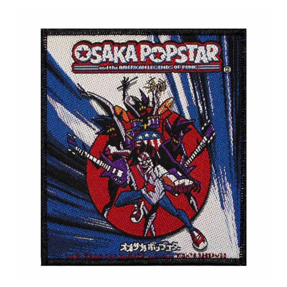 Osaka Popstar Album Cover Art Patch Punk Rock Band Music Woven Sew On Applique