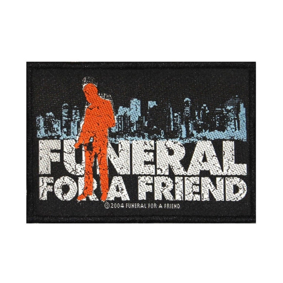 Funeral For A Friend Lonely City Patch Band Logo Emo Music Woven Sew On Applique