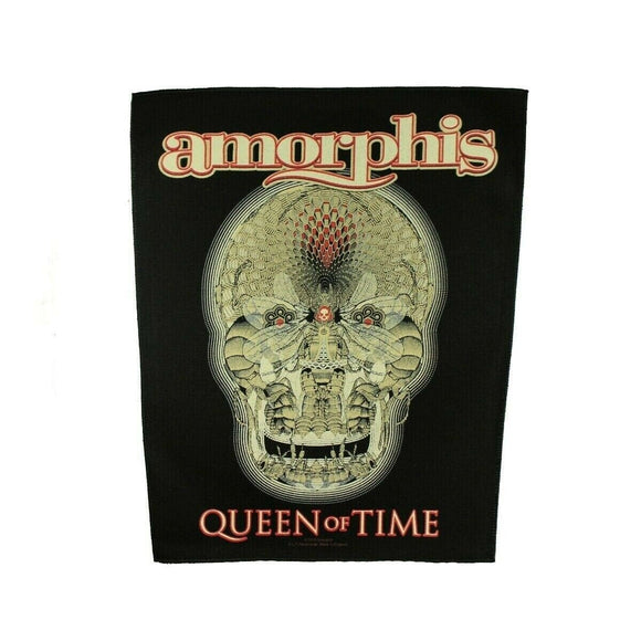 XLG Amorphis Queen Of Time Back Patch Finnish Heavy Metal Jacket Sew on Applique