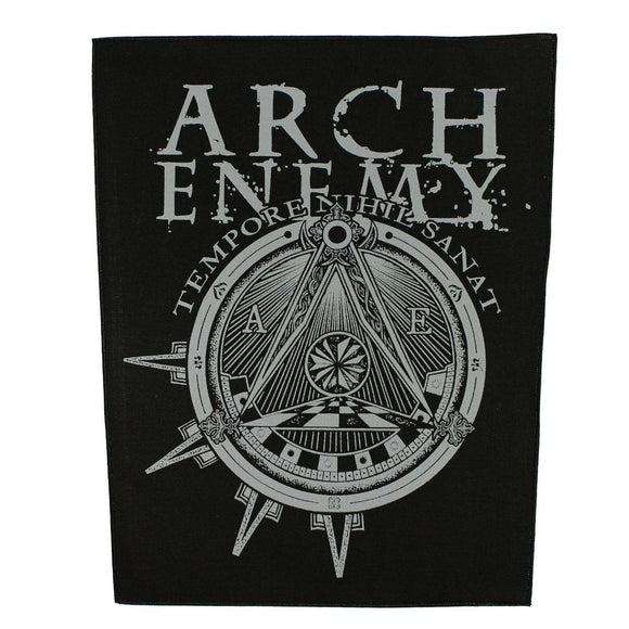 XLG Arch Enemy Tempore Nihil Sanat Back Patch Time Heals Nothing Sew On Applique