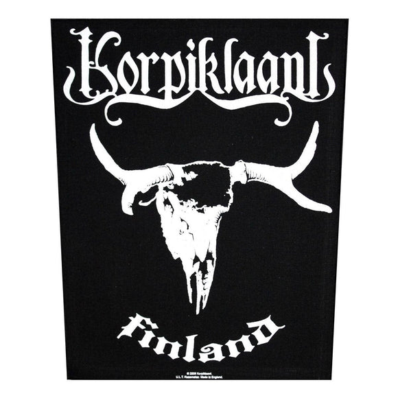 XLG Korpiklaani Finland Back Patch Folk Metal Music Band Jacket Sew On Applique