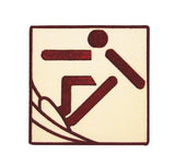 Surfer Sign Patch Surfing Surfboard Ocean Waves Embroidered Iron On Applique
