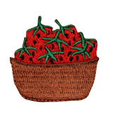 ID 0098 Basket Of Strawberries Patch Picking Berry Embroidered Iron On Applique