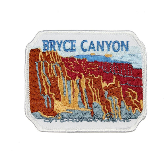 Bryce Canyon Utah Patch National Park Travel Hoodoo Embroidered Iron On Applique