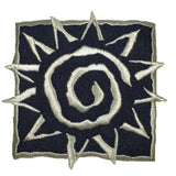 ID 5117 Sun Emblem Patch Tribal Symbol Sunshine Embroidered Iron On Applique