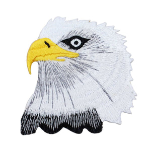 Bald Eagle Bird Head Patch USA Animal America Craft Embroidered Iron On Applique