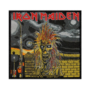 Iron Maiden 1st Album Cover Art Patch Heavy Metal Band Woven Sew On Applique