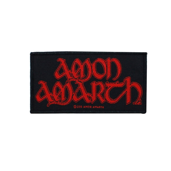 Amon Amarth Logo Patch Viking Death Metal Music Band Fan Jacket Sew On Applique