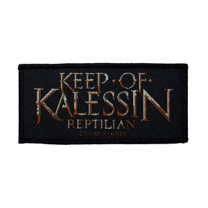 Keep of Kalessin Reptilian Patch Album Logo Extreme Metal Woven Sew On Applique