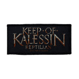 Keep of Kalessin Reptilian Patch Album Logo Extreme Metal Woven Sew On Applique