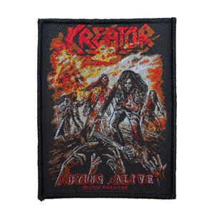 Kreator Dying Alive Patch Live Album Art Thrash Metal Band Woven Sew On Applique