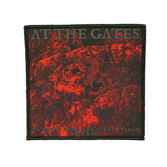 At The Gates Album Art Patch To Drink from the Night Woven Sew On Applique