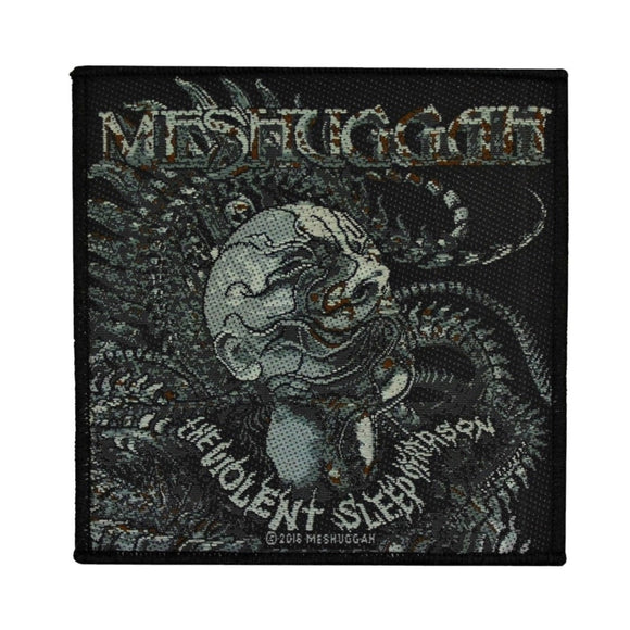 Meshuggah Violent Sleep of Reason Patch Art Metal Music Woven Sew On Applique