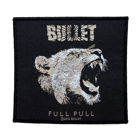 Bullet Swedish Metal Band Full Pull Patch Album Art Sew On Applique Black Frame