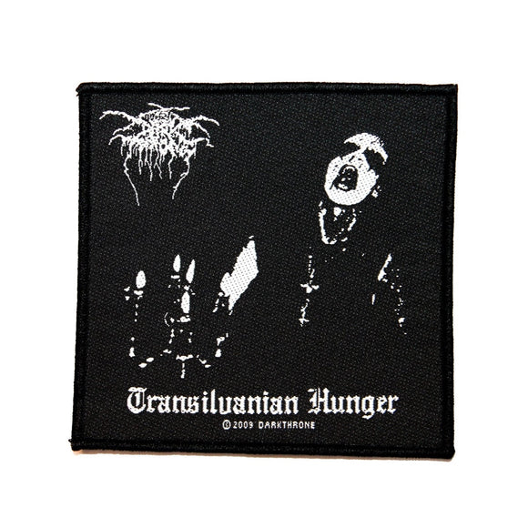 Darkthrone Transilvanian Hunger Patch Black Metal Jacket Woven Sew On Applique