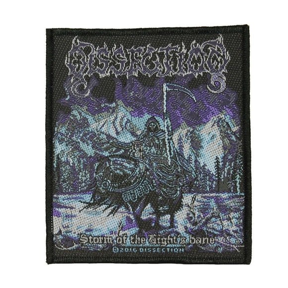 Dissection Storm of the Light's Bane Patch Metal Band Woven Sew On Applique