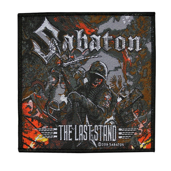 Sabaton The Last Stand Patch Cover Art Heavy Metal Band Woven Sew On Applique