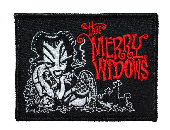 Thee Merry Widows Band Patch Art Psychobilly Rock Merchandise Iron On Applique