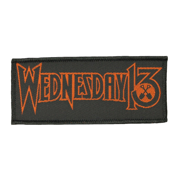 Wednesday 13 Band Logo Patch Murderdolls Metal Punk Music Woven Sew On Applique